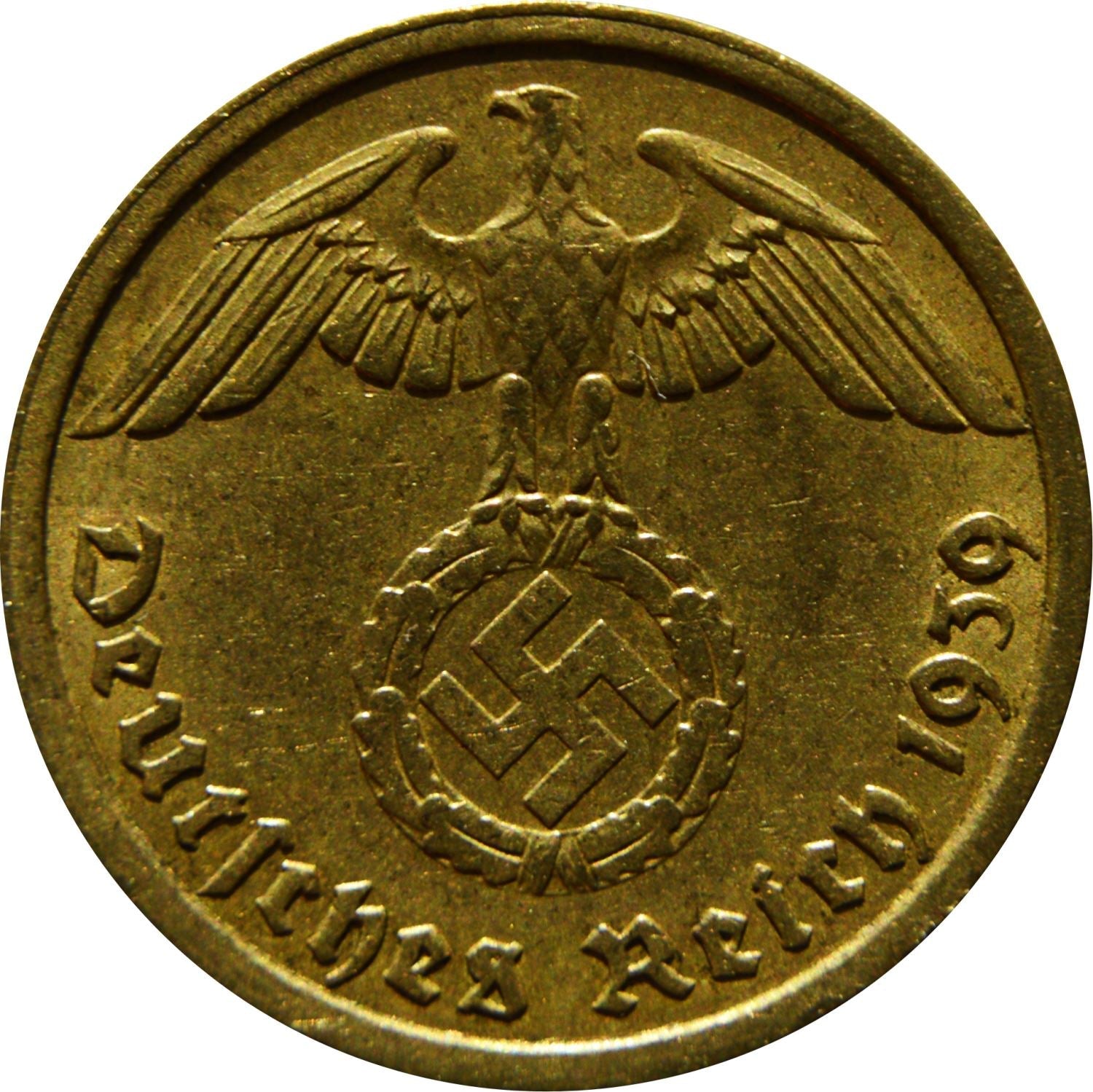 German Third Reich 10 Reichspfennig Coin | KM92 | 1936 - 1939