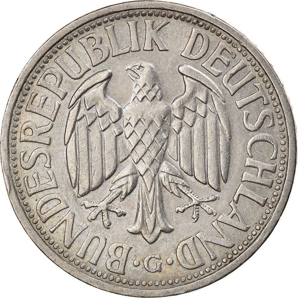 Germany 2 Deutsche Mark Coin | Grape | Rain | Eagle | KM111 | 1951