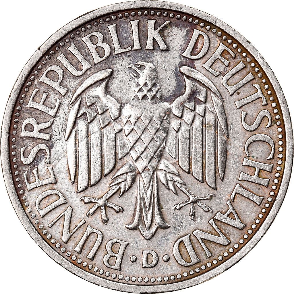 Germany 2 Deutsche Mark Coin | Grape | Rain | Eagle | KM111 | 1951