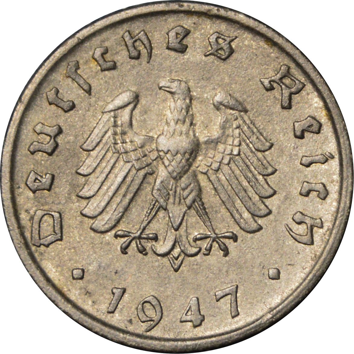 Germany | Allied occupation | 10 Reichspfennig Coin | KMA104 | 1945 - 1948