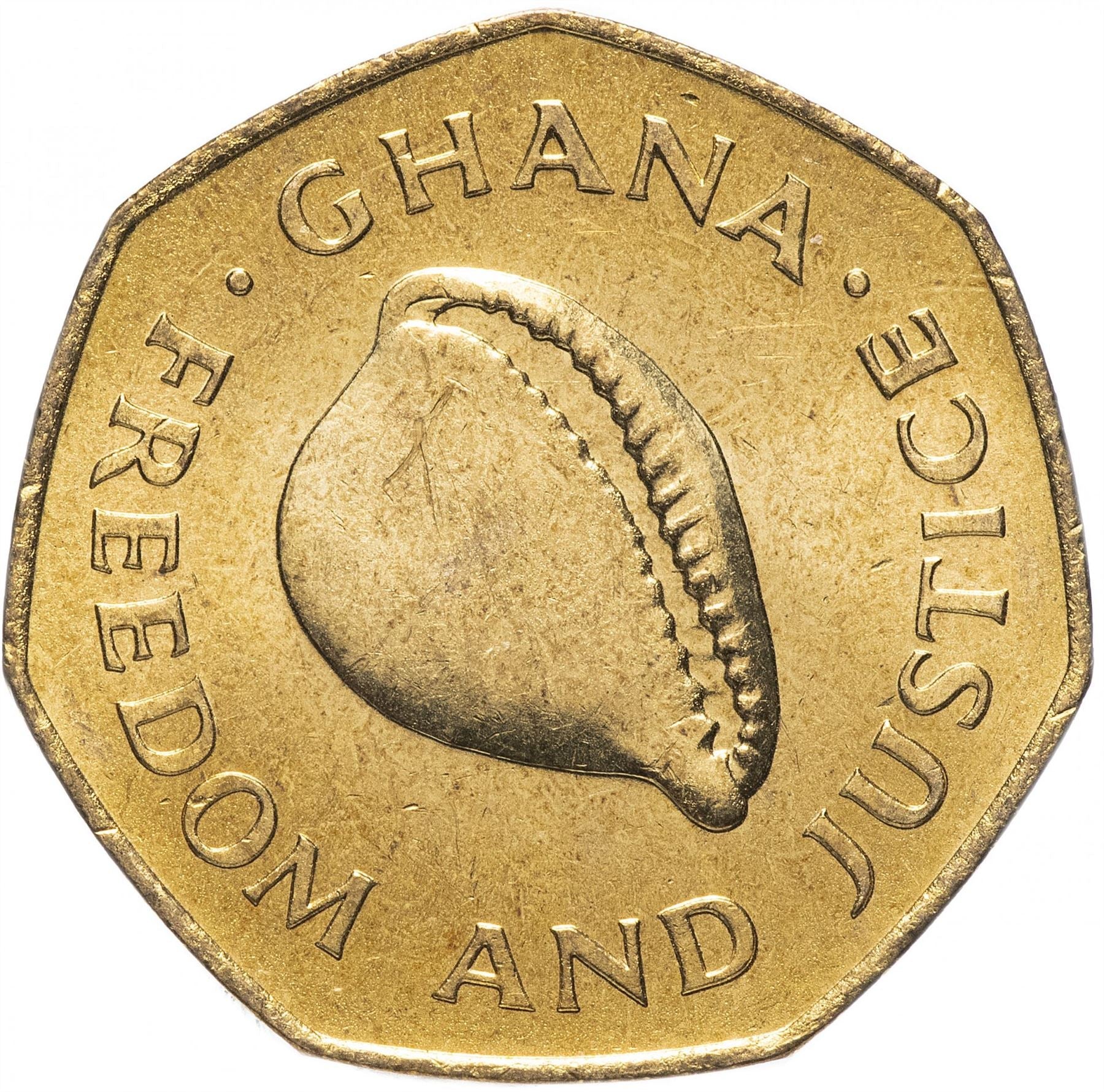 Ghana 1 Cedi Coin | 7-sided | FAO | KM19 | 1979