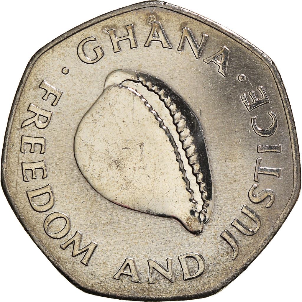 Ghana 200 Cedis Coin | Cowrie shell | KM35 | 1996 - 1998