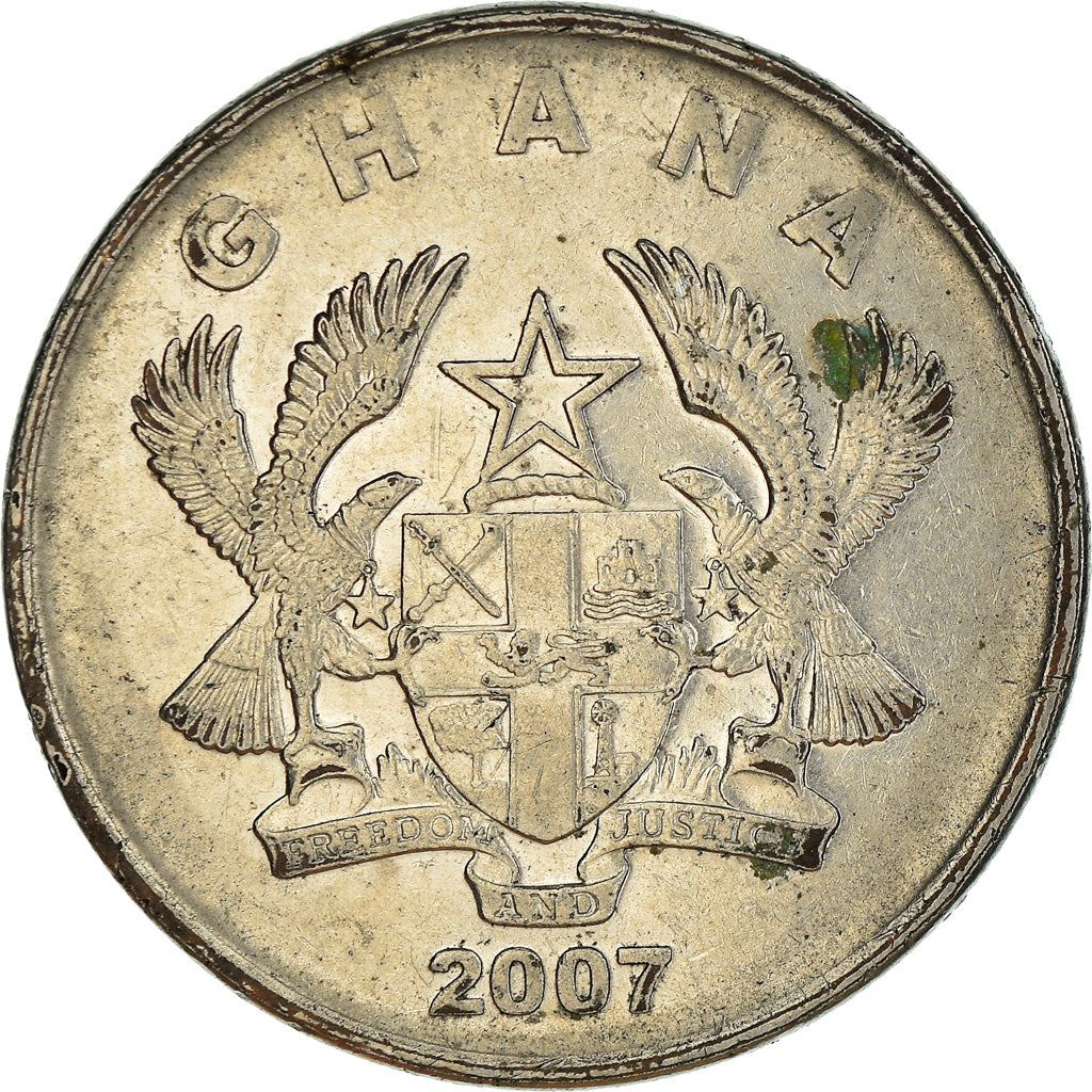 Ghana 50 Pesewas Coin | Market woman | KM41 | 2007 - 2020