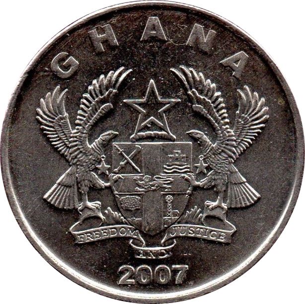 Ghana 50 Pesewas Coin | Market woman | KM41 | 2007 - 2020