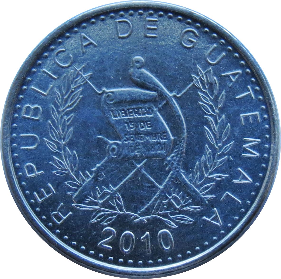 Guatemala 5 Centavos, 2009-2016