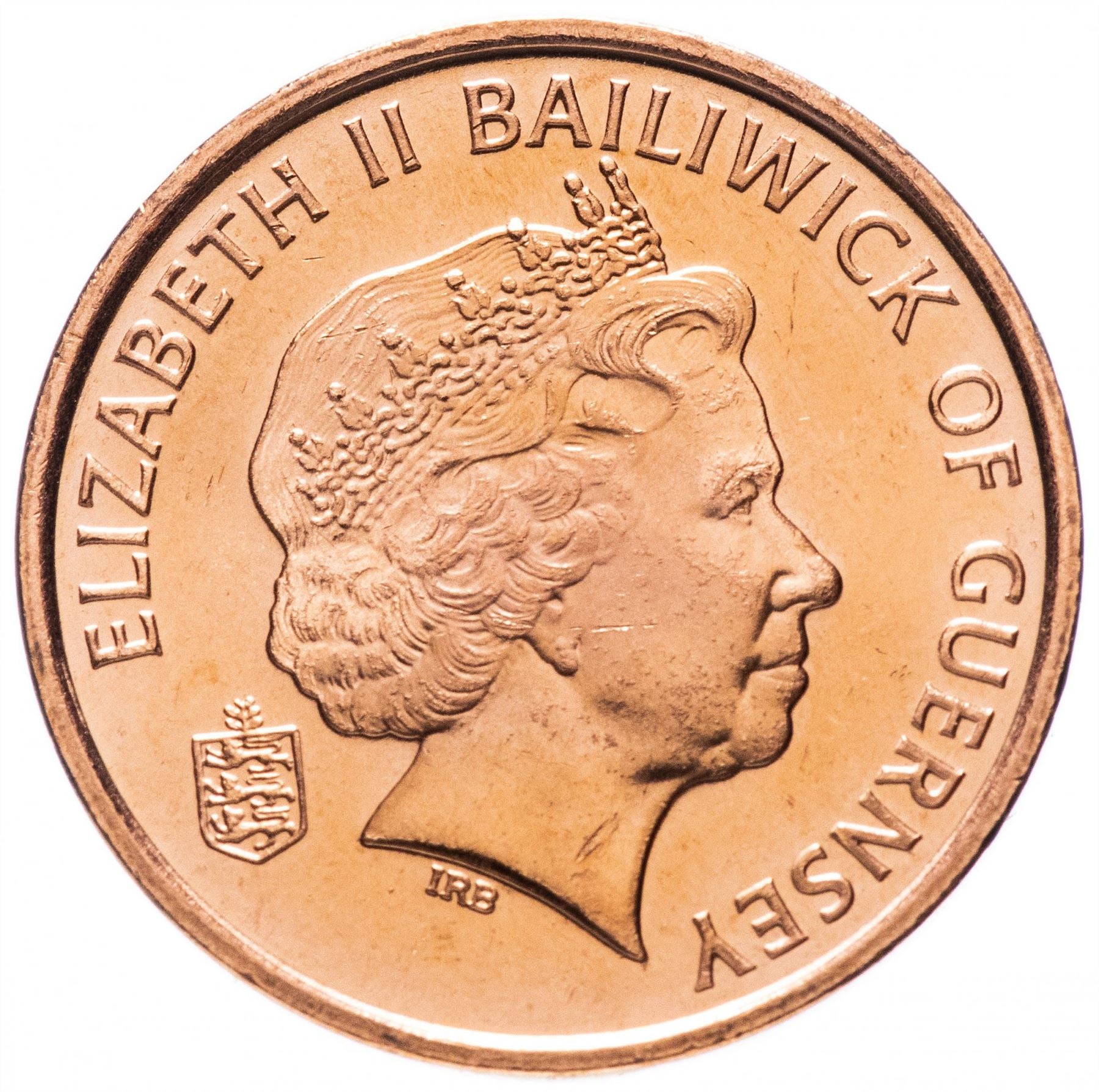 Guernsey Coin | 1 Penny | Queen Elizabeth II | Crab | KM89 | 1998 - 2012