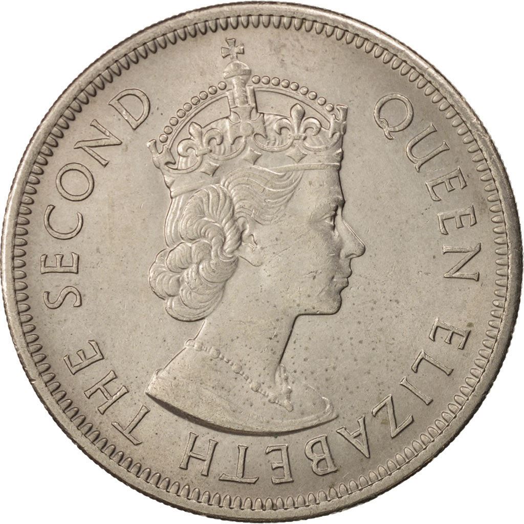 Hong Kong | 1 Dollar Coin | Elizabeth II | Km:35 | 1971 - 1975