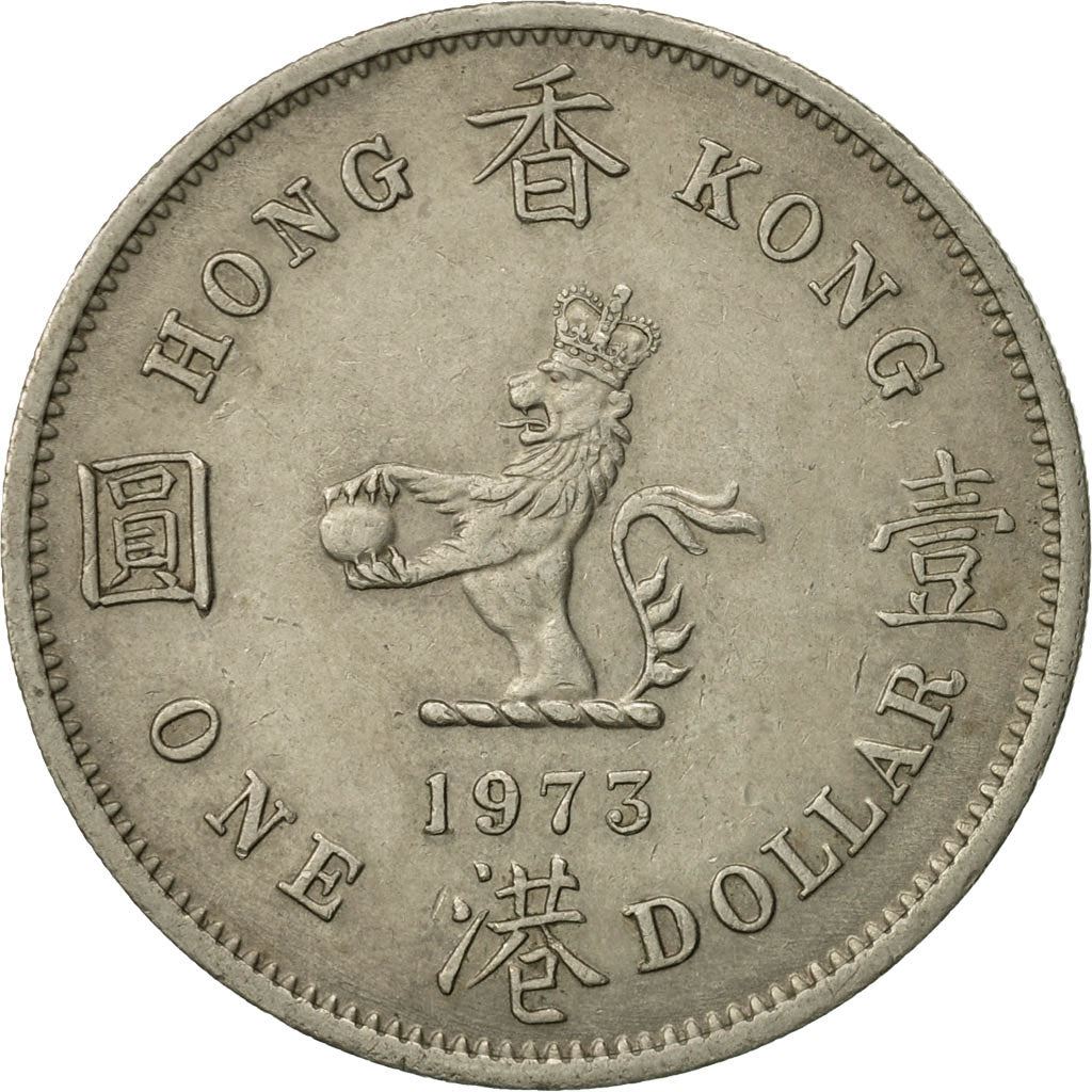 Hong Kong | 1 Dollar Coin | Elizabeth II | Km:35 | 1971 - 1975