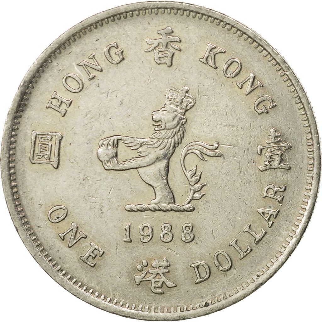 Hong Kong | 1 Dollar Coin | Elizabeth II | Km:63 | 1987 - 1992