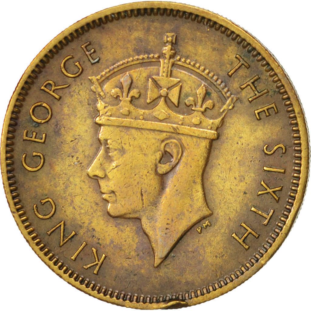 Hong Kong | 10 Cents Coin | George VI | Km:25 | 1948 - 1951