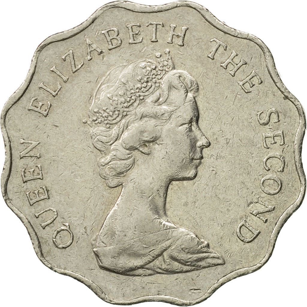 Hong Kong | 2 Dollars Coin | Elizabeth II | Km:37 | 1975 - 1984