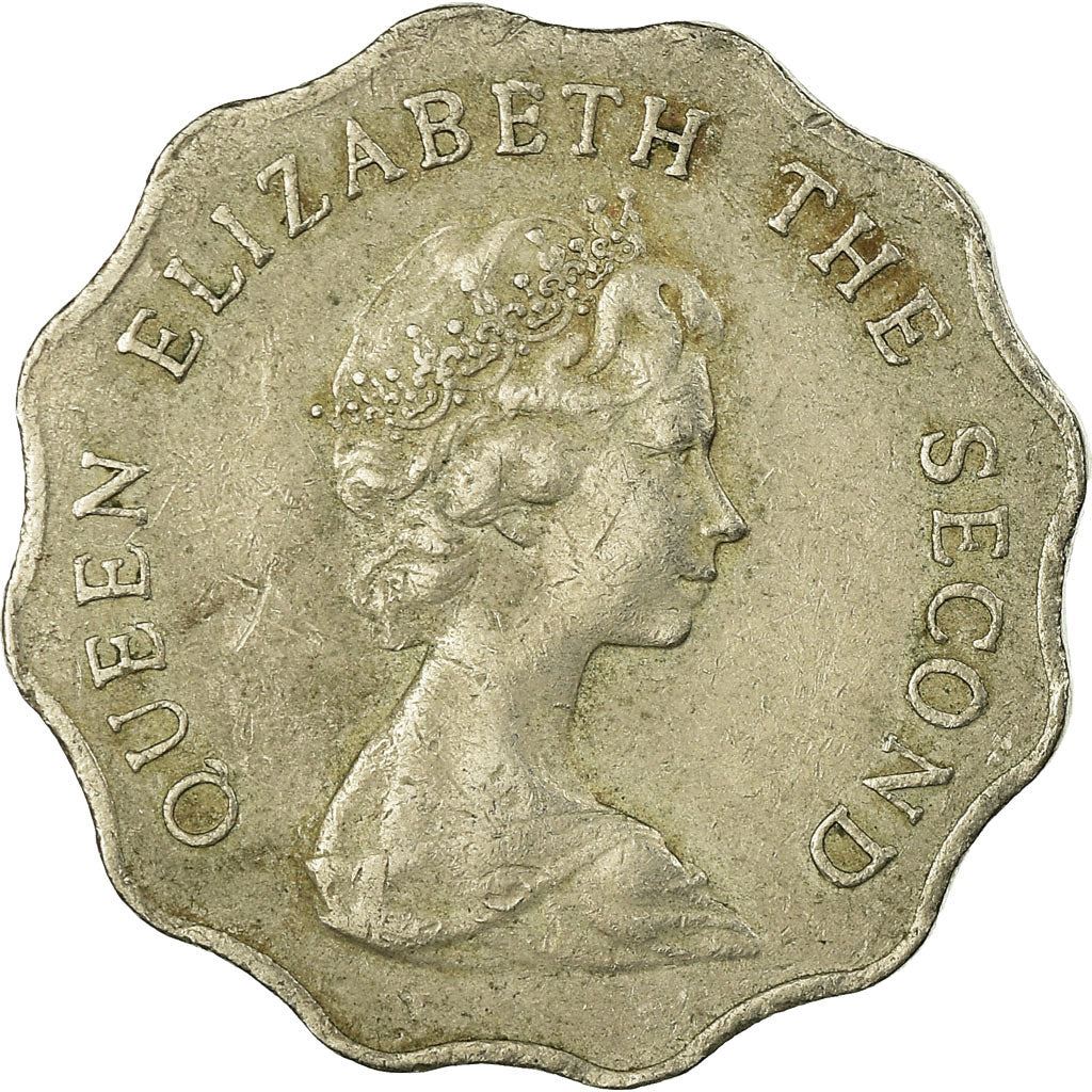 Hong Kong | 2 Dollars Coin | Elizabeth II | Km:37 | 1975 - 1984