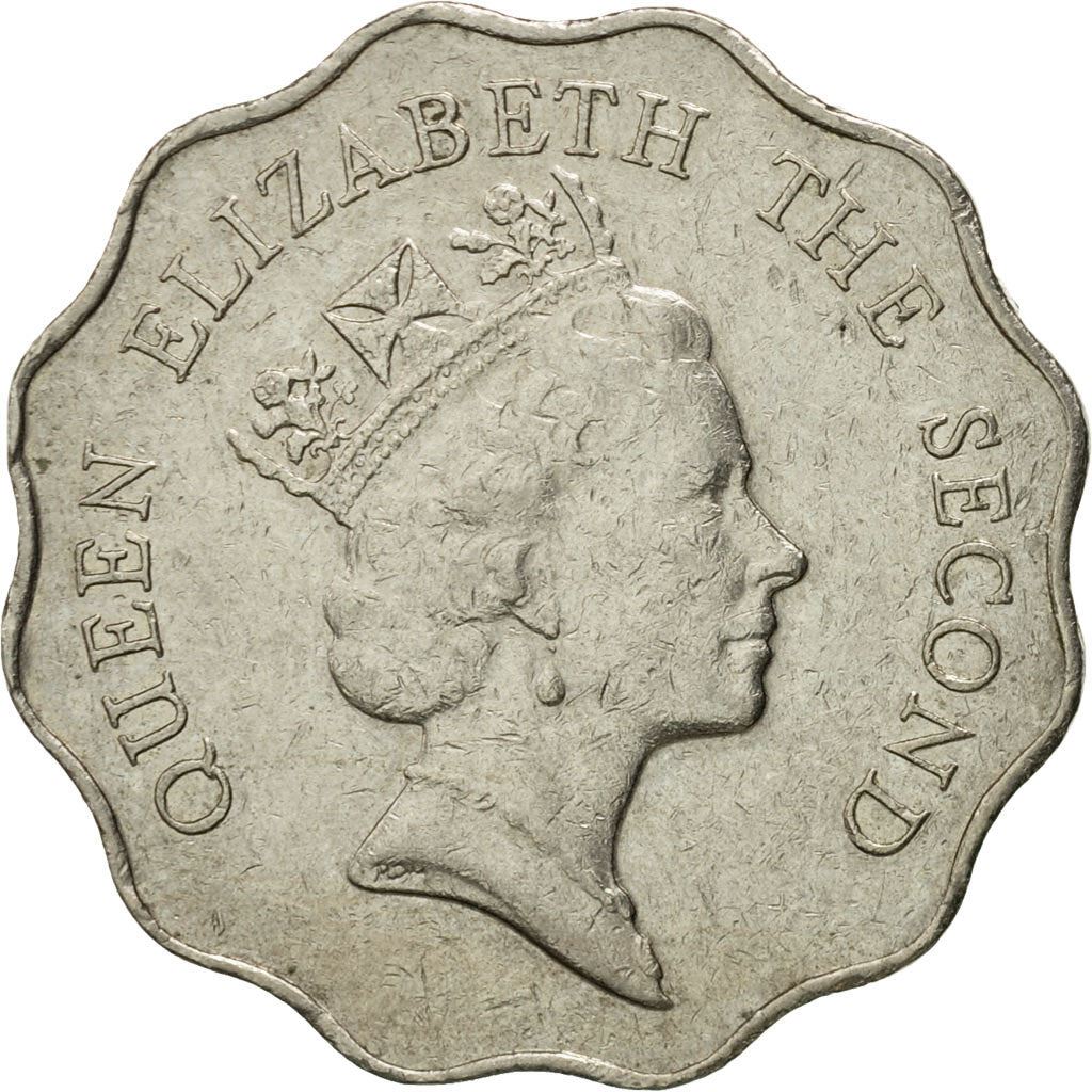 Hong Kong | 2 Dollars Coin | Elizabeth II | Km:60 | 1985 - 1992