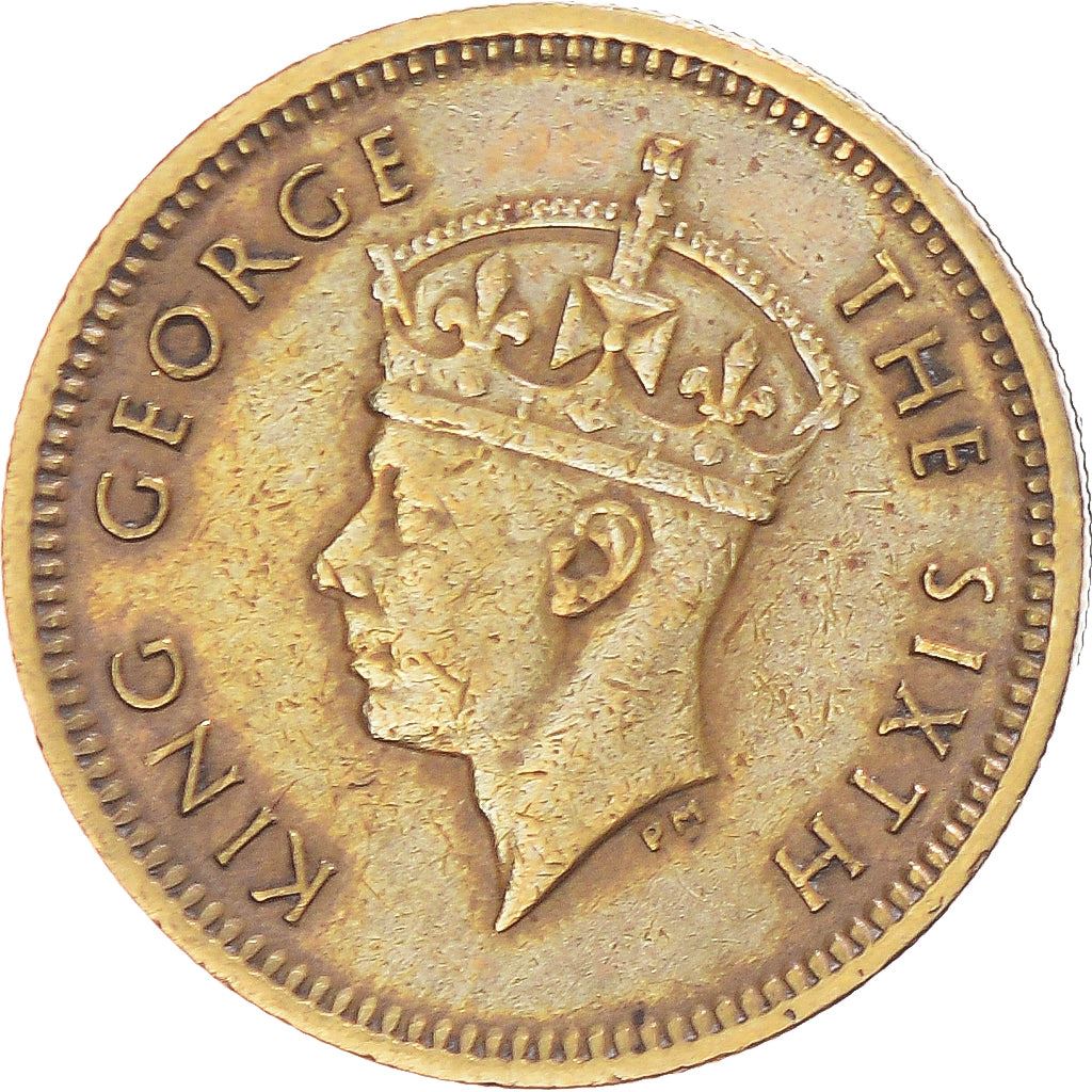 Hong Kong | 5 Cents Coin | George VI | Km:26 | 1949 - 1950