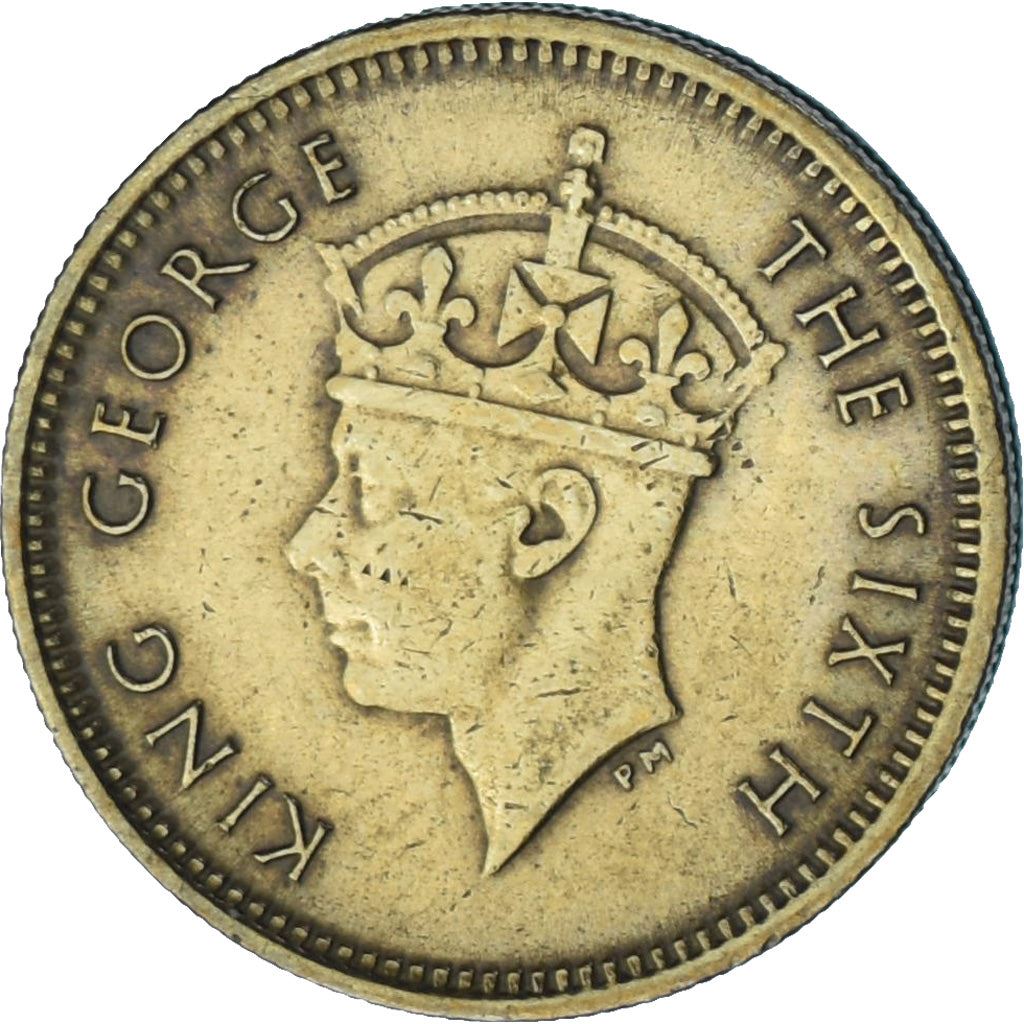 Hong Kong | 5 Cents Coin | George VI | Km:26 | 1949 - 1950