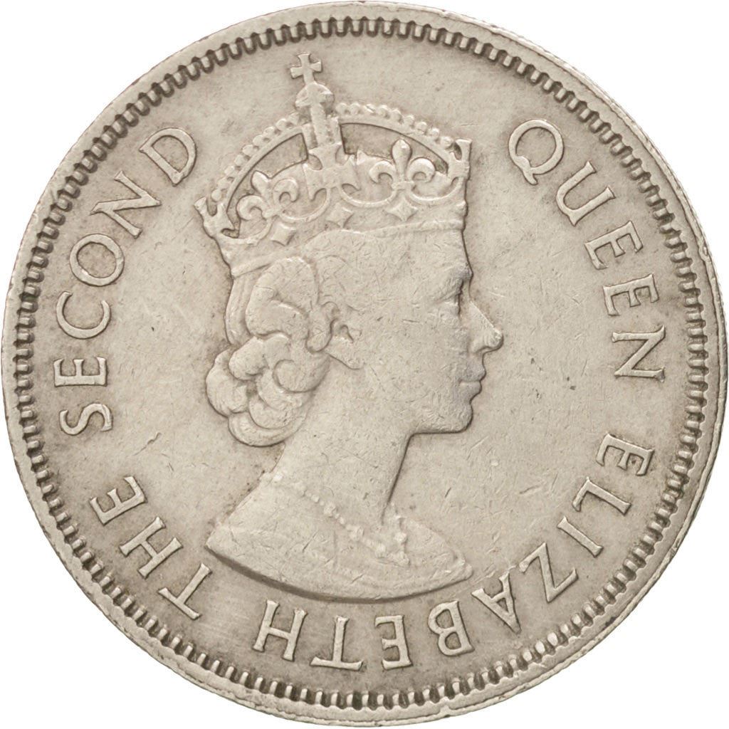 Hong Kong | 50 Cents Coin | Elizabeth II | Km:30 | 1958 - 1970