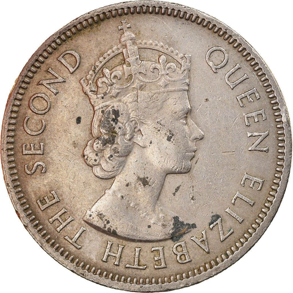 Hong Kong | 50 Cents Coin | Elizabeth II | Km:34 | 1971 - 1975