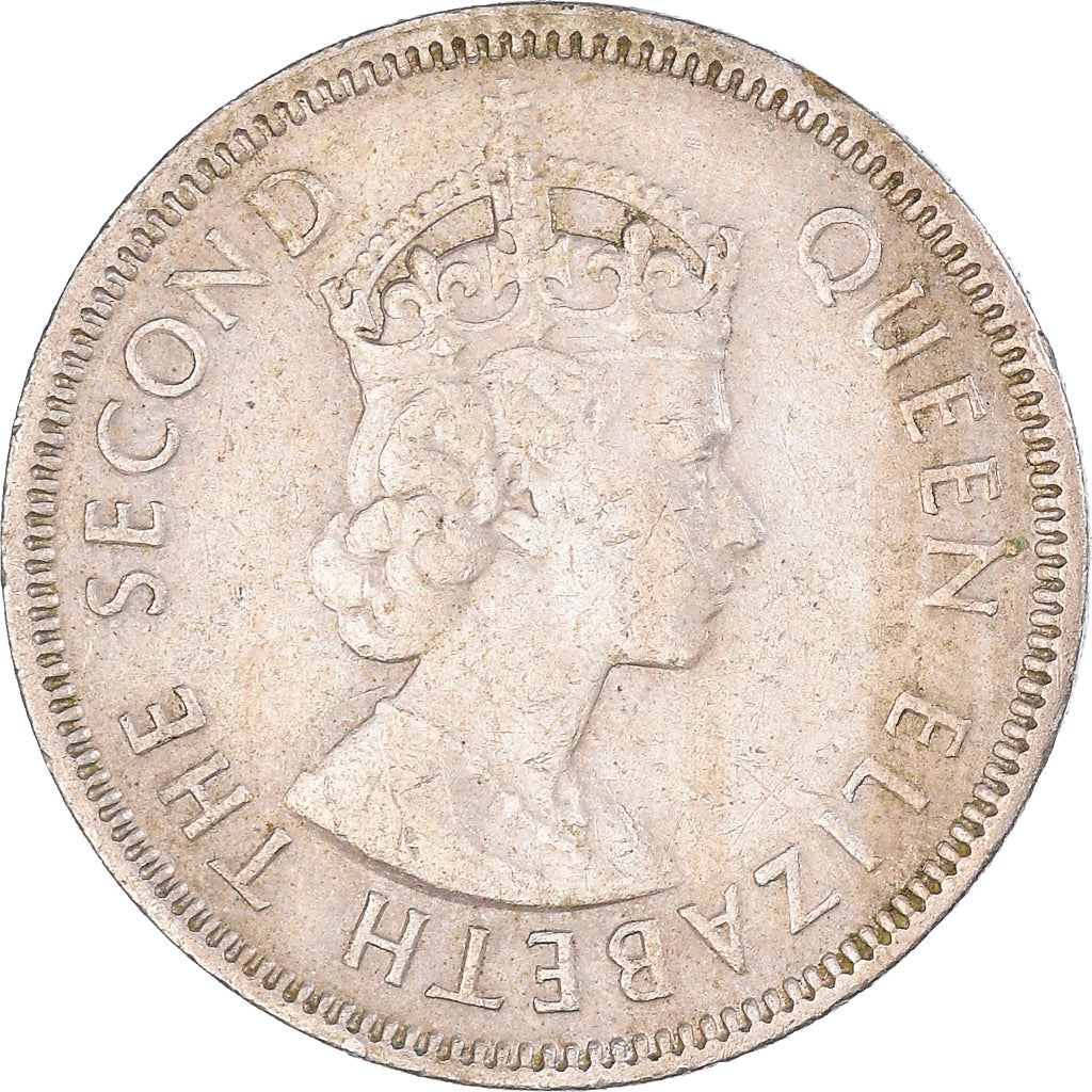 Hong Kong | 50 Cents Coin | Elizabeth II | Km:34 | 1971 - 1975