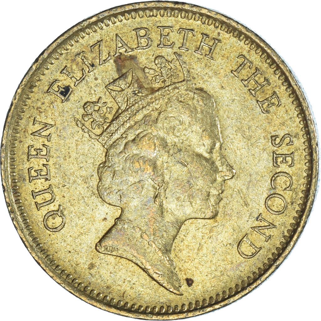 Hong Kong | 50 Cents Coin | Elizabeth II | Km:62 | 1988 - 1990