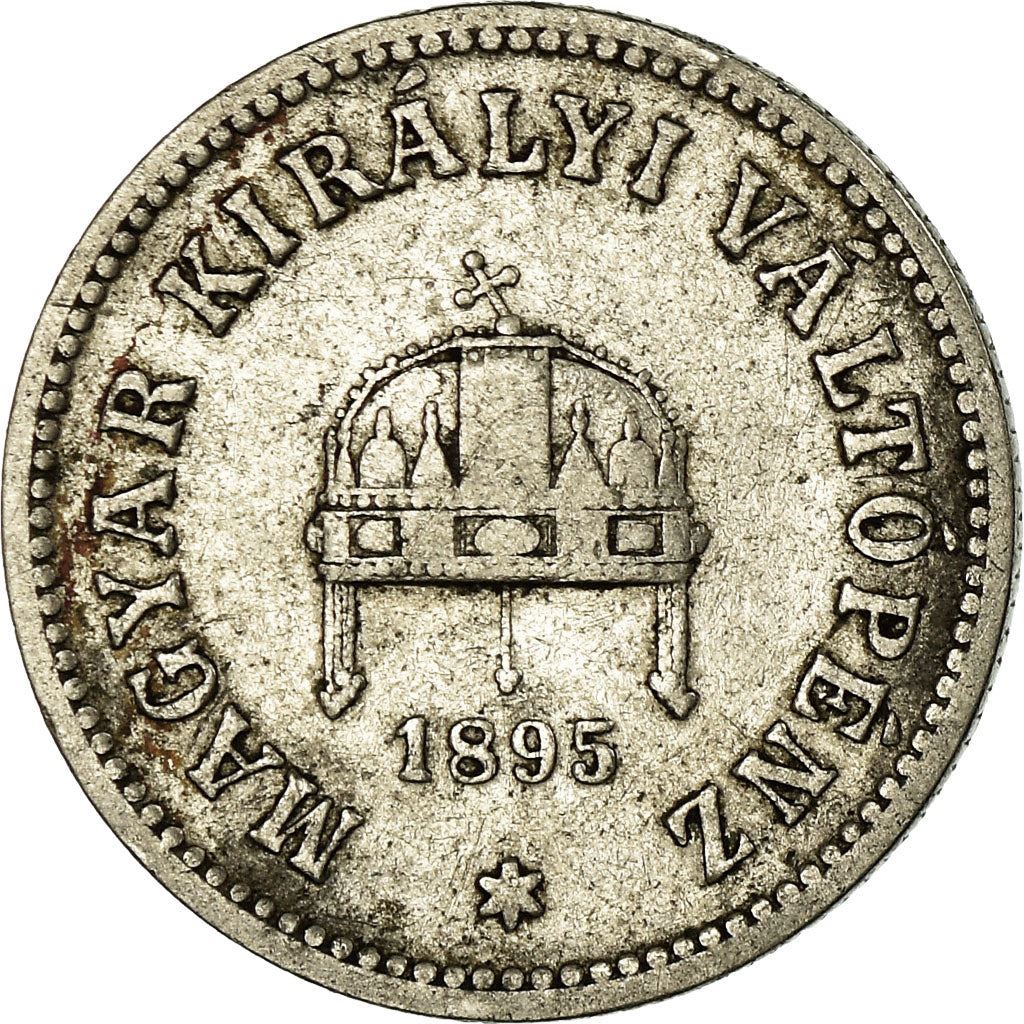 Hungary 10 Filler Coin | Franz Joseph I | Holy Crown | KM482 | 1892 - 1914