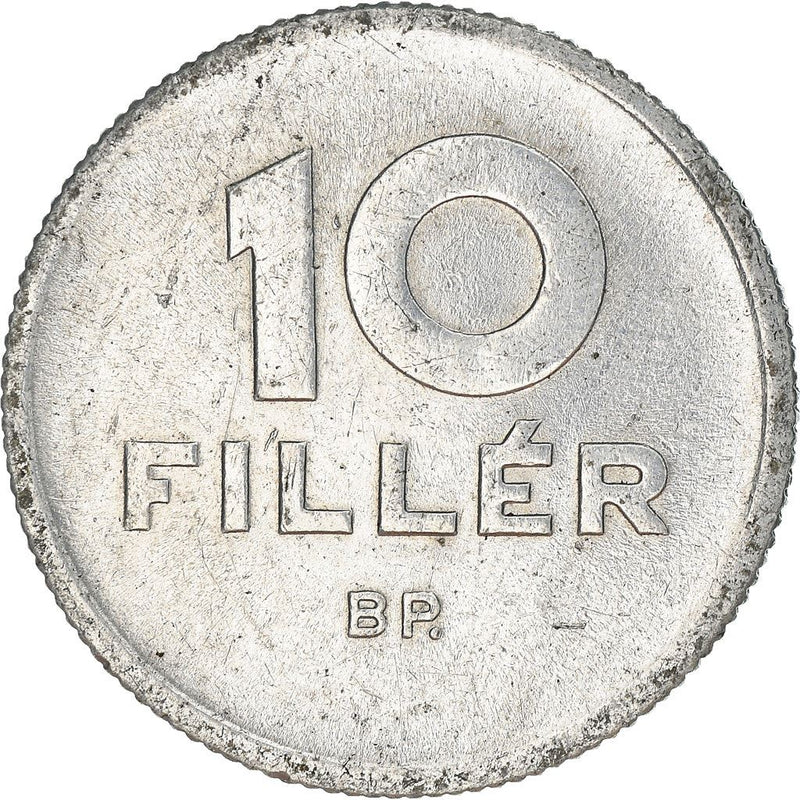 Hungary 10 Filler Coin Peace Dove KM547 1950 1966