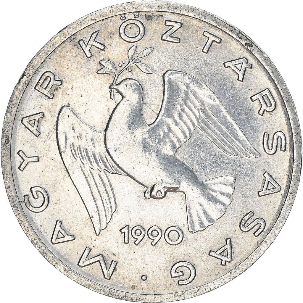 Hungary 10 Filler Coin | Peace Dove | KM675 | 1990 - 1996