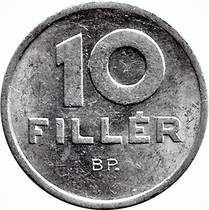 Hungary 10 Filler Coin | Peace Dove | KM675 | 1990 - 1996