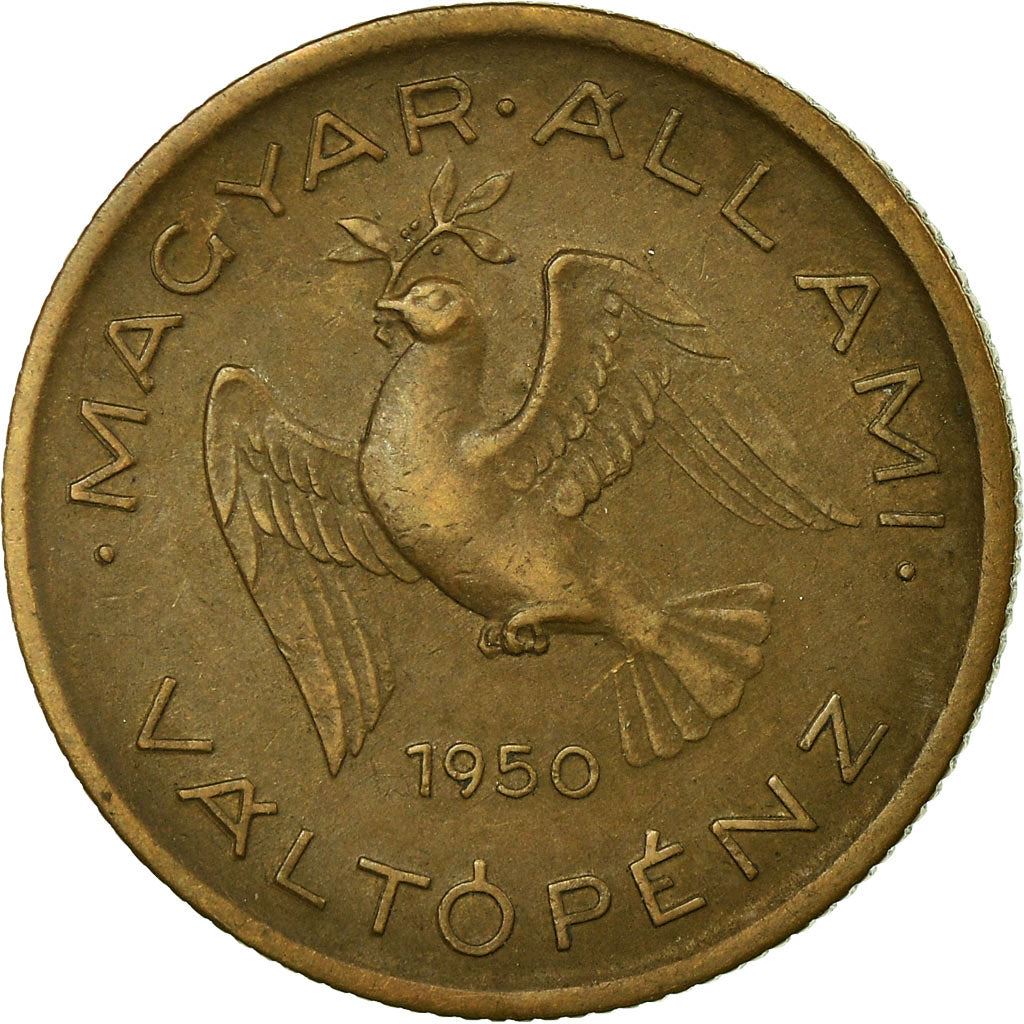 Hungary 10 Filler Coin | Peace Dove | Olive Tree | KM530 | 1946 - 1950