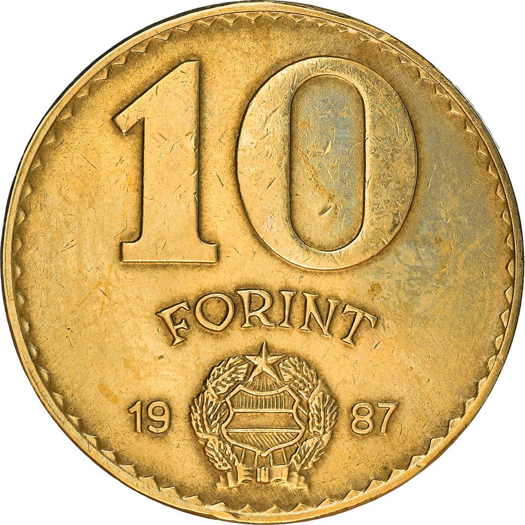 Hungary 10 Forint Coin | Liberty | Budapest | KM636 | 1983 - 1989