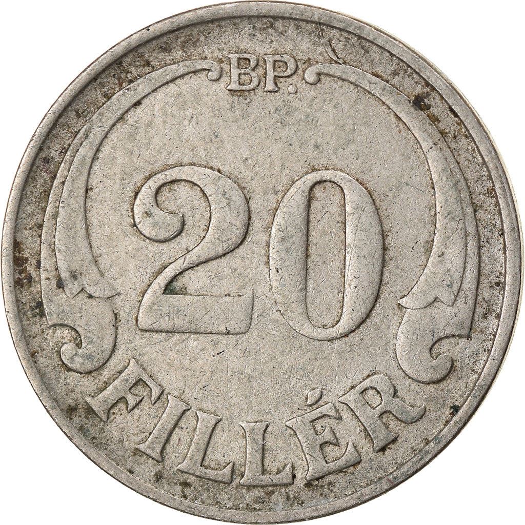 Hungary 20 Filler Coin | Miklos Horthy | Saint Stephen Crown | KM508 | 1926 - 1940