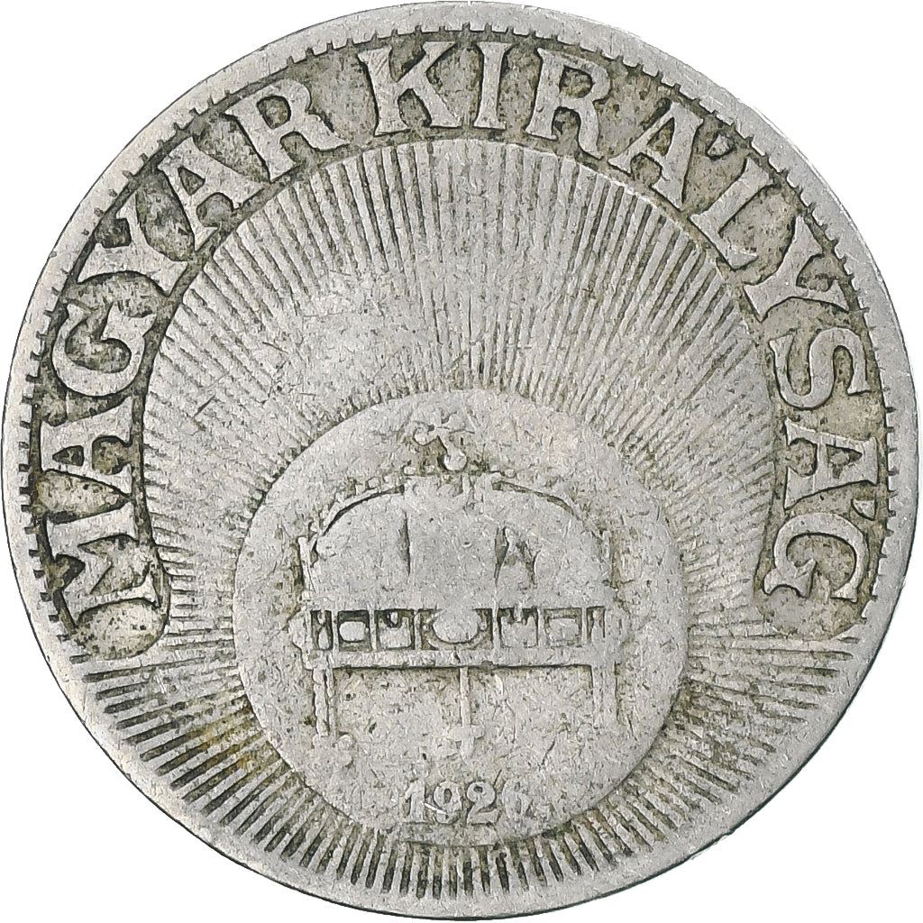 Hungary 20 Filler Coin | Miklos Horthy | Saint Stephen Crown | KM508 | 1926 - 1940