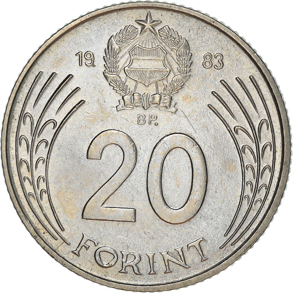 Hungary 20 Forint Coin | Gyorgy Dozsa | KM630 | 1982 - 1989