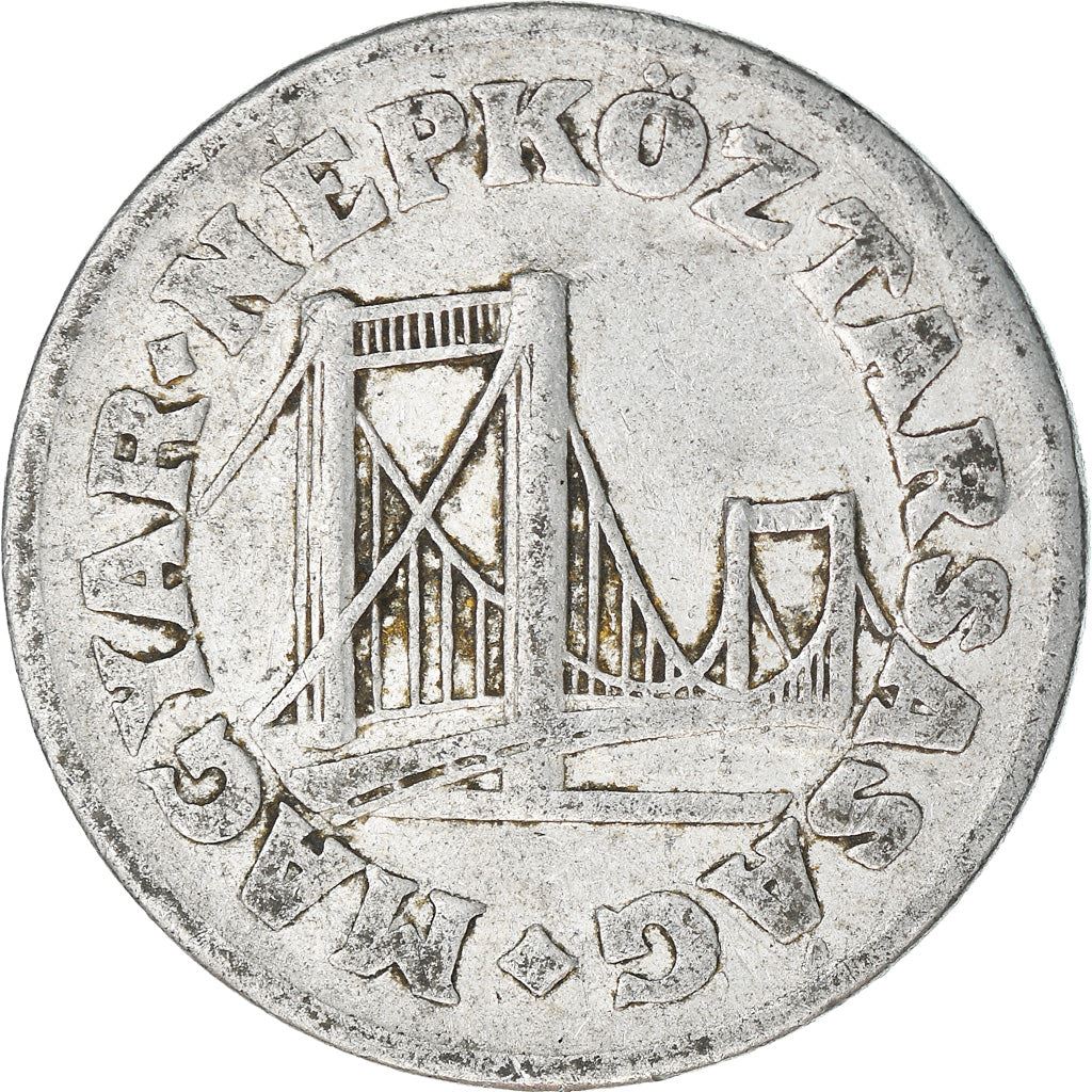 Hungary 50 Filler Coin | Elisabeth Bridge | Budapest | KM574 | 1967 - 1989