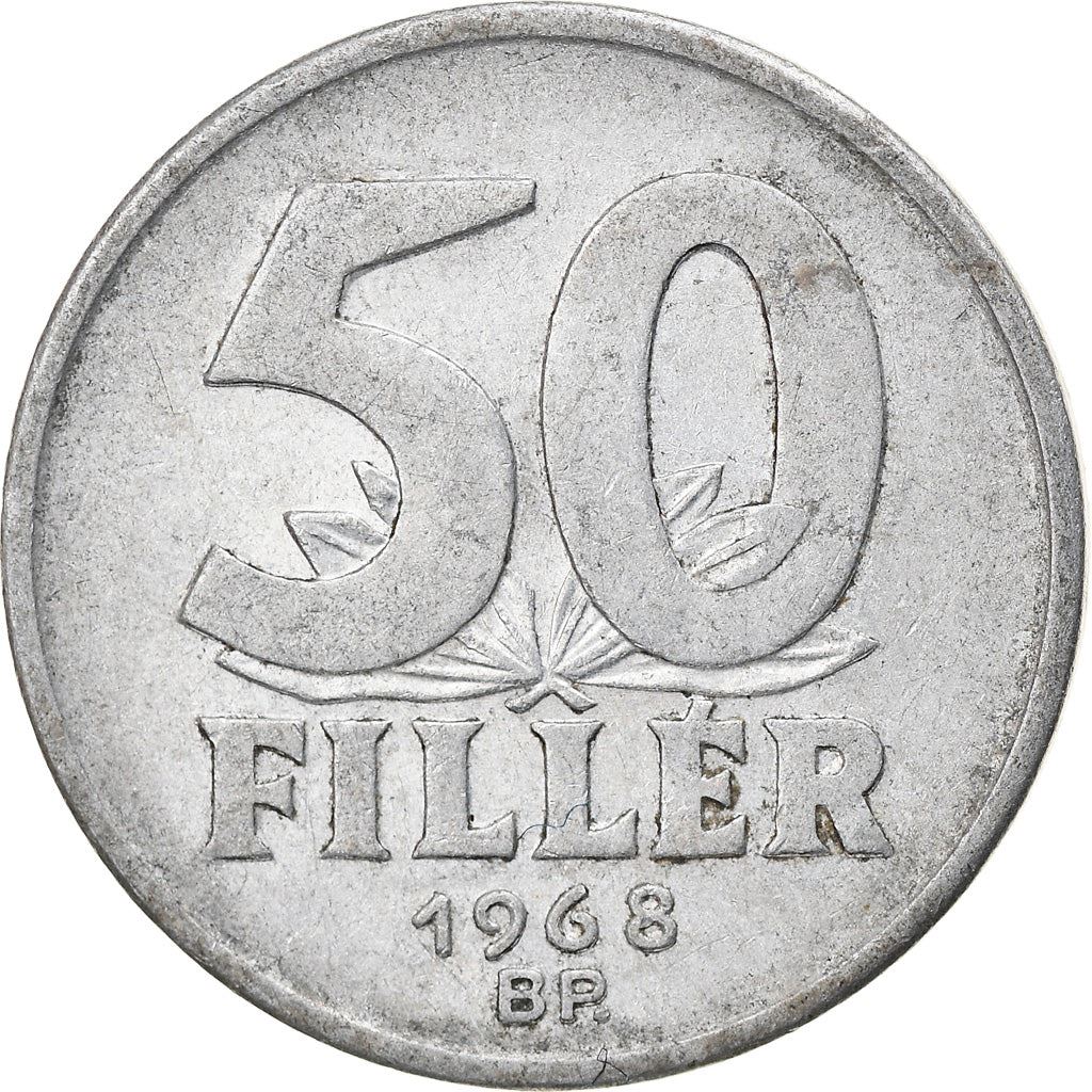 Hungary 50 Filler Coin | Elisabeth Bridge | Budapest | KM574 | 1967 - 1989