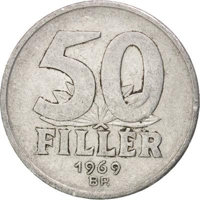 Hungary 50 Filler Coin | Elisabeth Bridge | Budapest | KM574 | 1967 - 1989