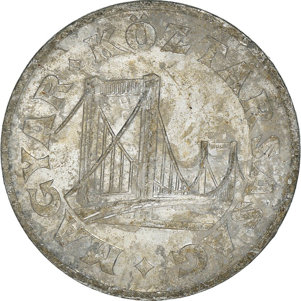 Hungary 50 Filler Coin | Erzsebet Bridge | Budapest | KM677 | 1990 - 1999