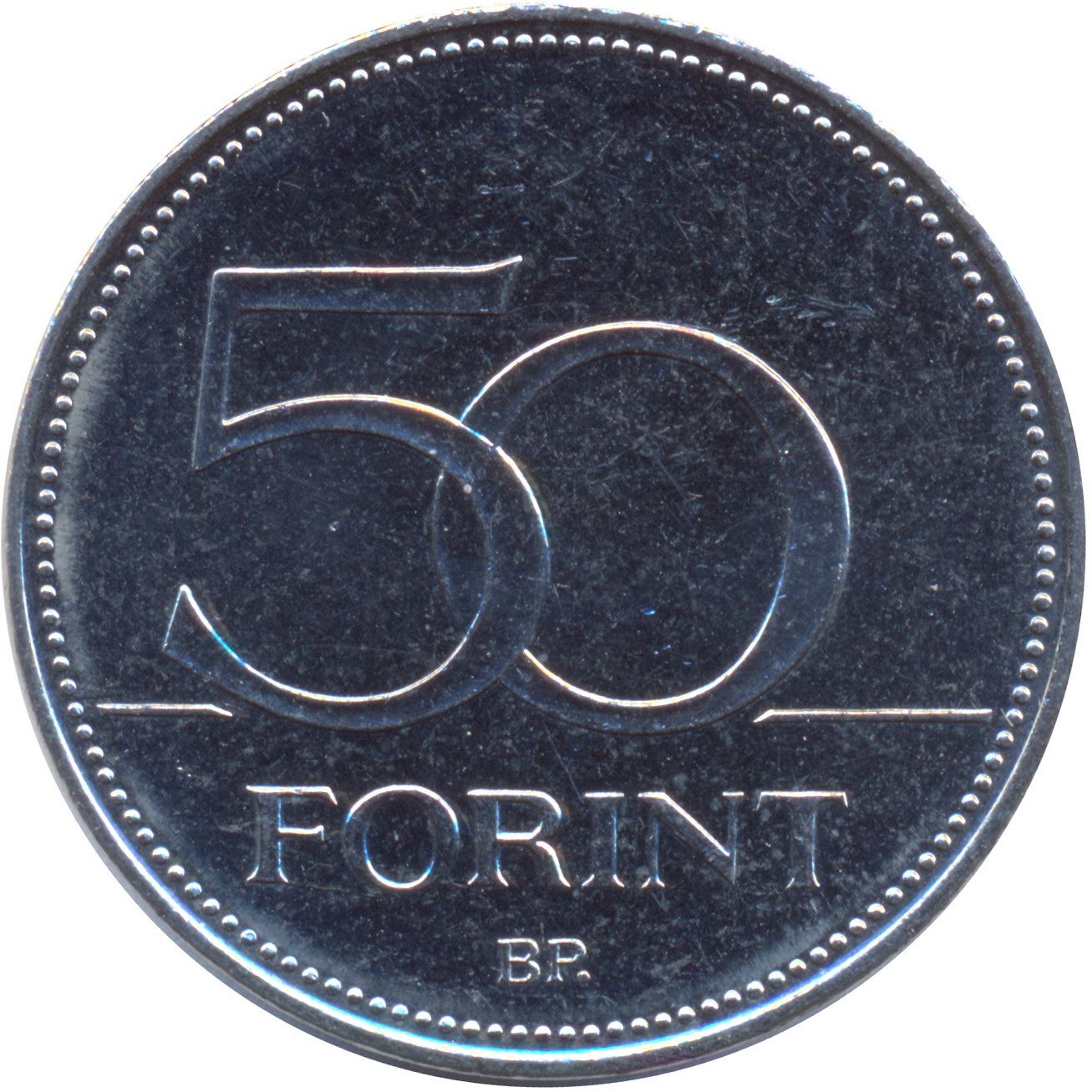 Hungary 50 Forint Coin | Saker Falcon | KM697 | 1992 - 2011