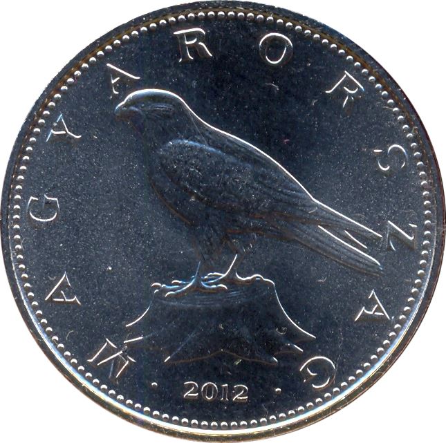 Hungary 50 Forint Coin | Saker Falcon | KM850 | 2012 - 2021