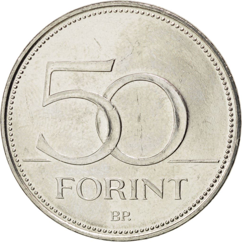 Hungary 50 Forint Coin | Saker Falcon | KM850 | 2012 - 2021