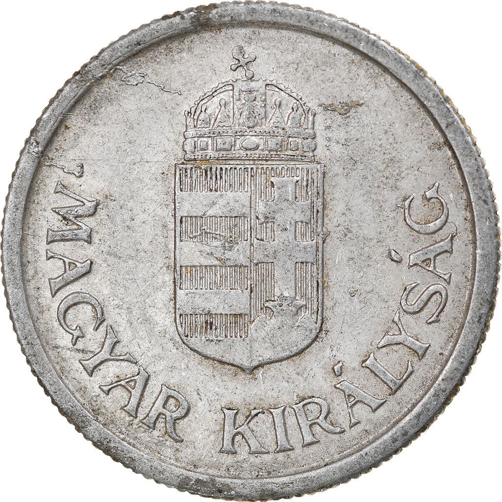 Hungary Coin Hungarian 1 Pengo | Miklos Horthy | KM521 | 1941 - 1944