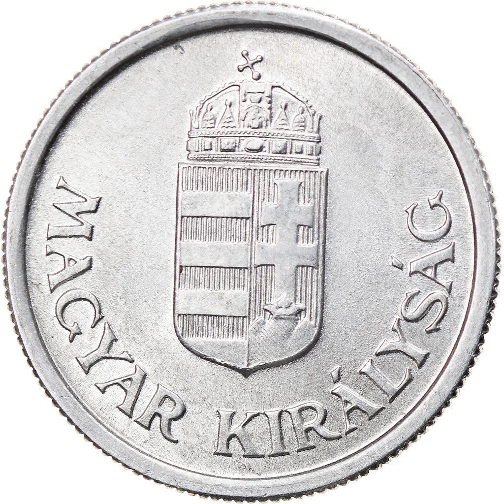 Hungary Coin Hungarian 1 Pengo | Miklos Horthy | KM521 | 1941 - 1944