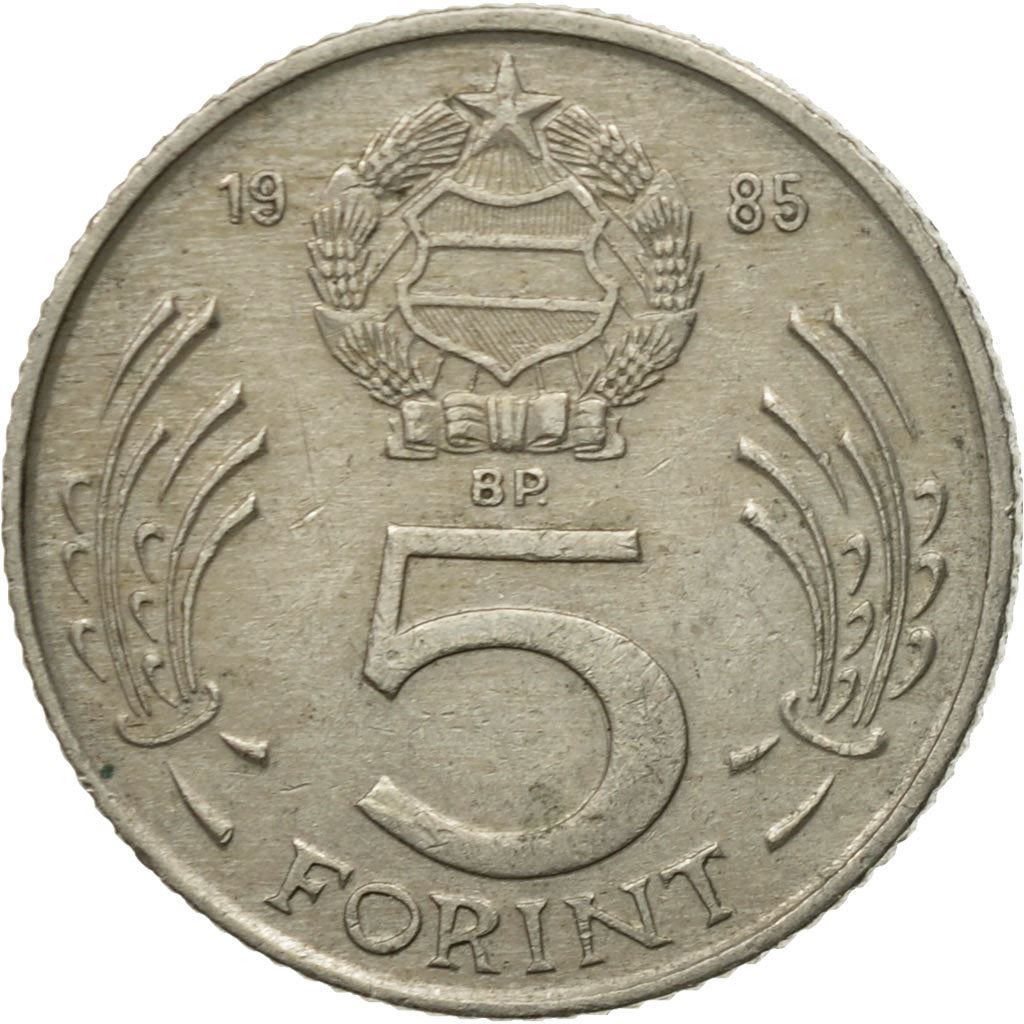 Hungary Coin Hungarian 5 Forint | Lajos Kossuth | KM635 | 1983 - 1989