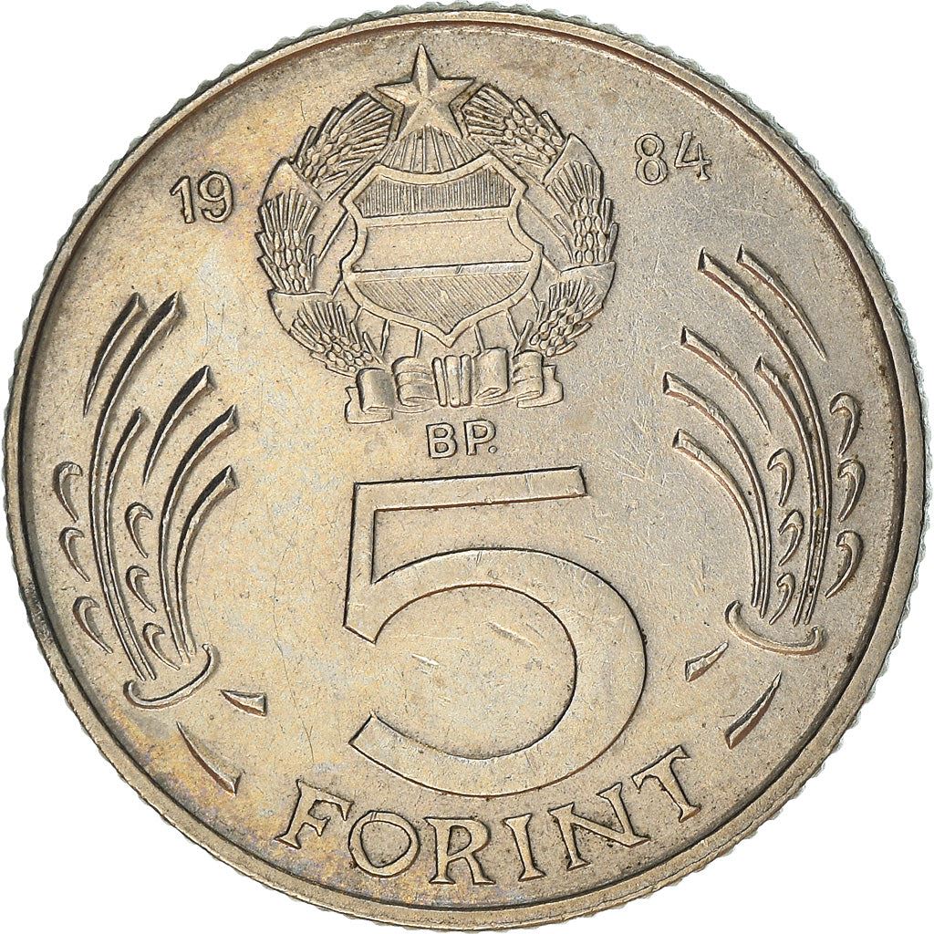 Hungary Coin Hungarian 5 Forint | Lajos Kossuth | KM635 | 1983 - 1989