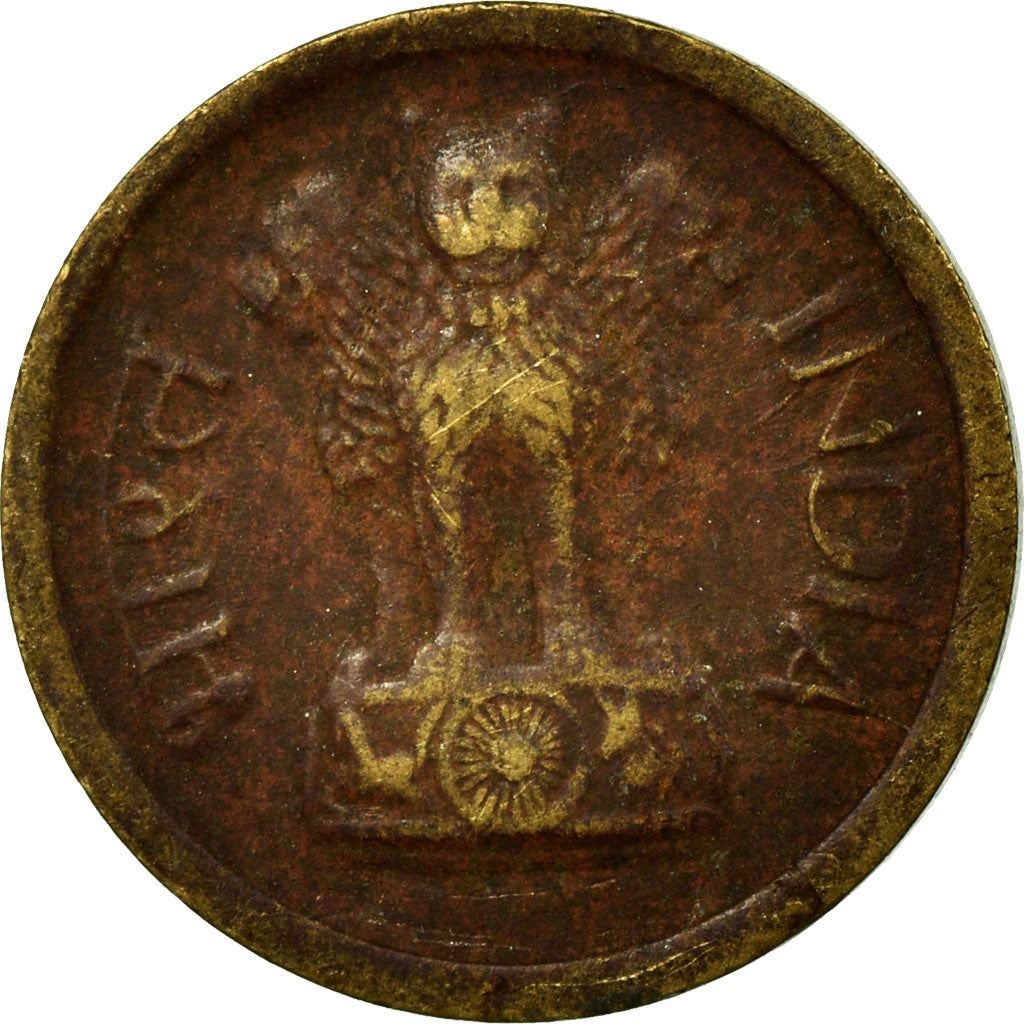 India | 1 Naya Paisa Coin | Ashoka lion | Km:8A | 1962 - 1963