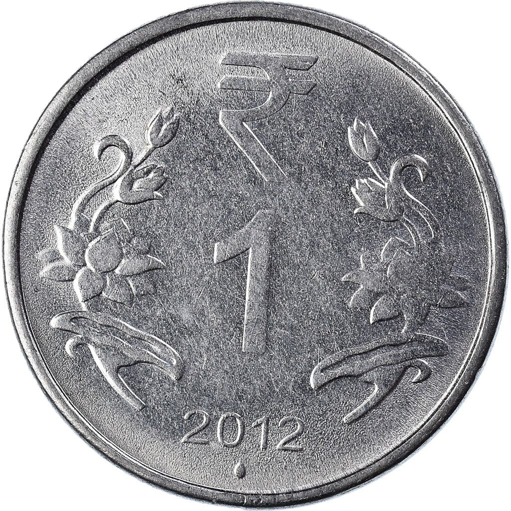 India | 1 Rupee Coin | Lotus flowers | Km:394 | 2011 - 2019