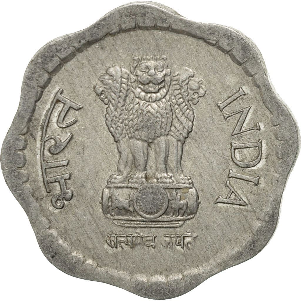 India | 10 Paise Coin | Ashoka lion | Km:39 | 1983 - 1993