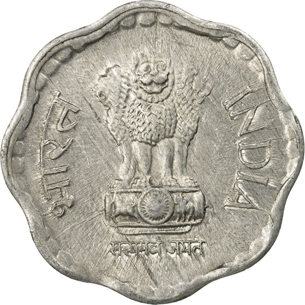 India | 10 Paise Coin | Ashoka lion | Km:39 | 1983 - 1993