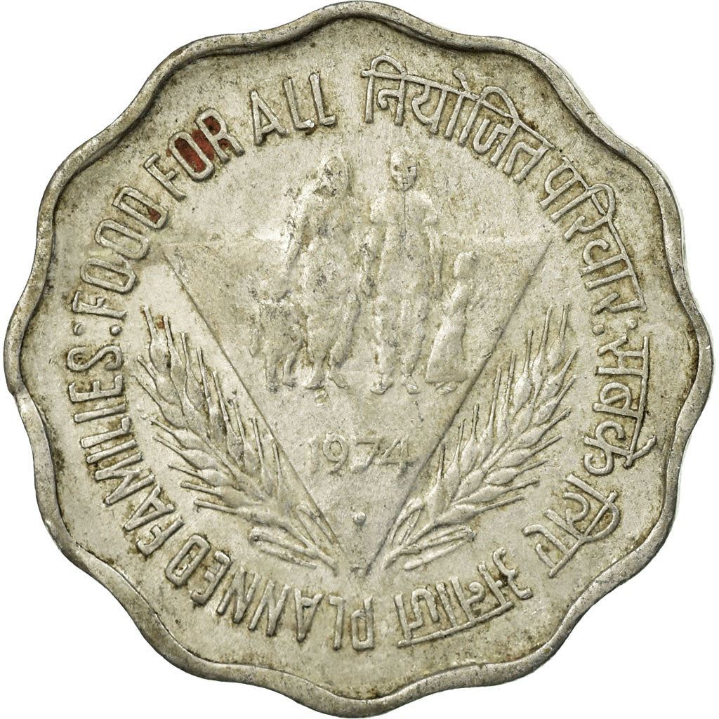 India | 10 Paise Coin | FAO | Km:28 | 1974