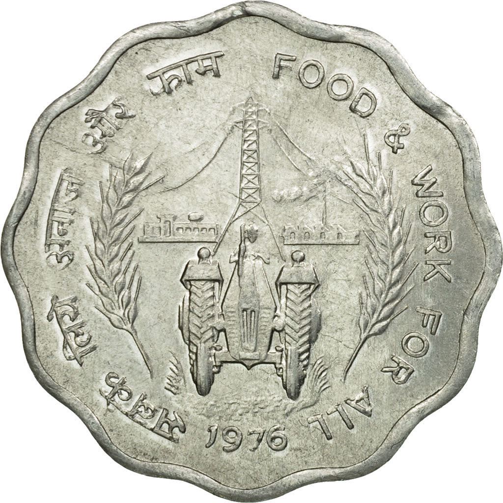 India | 10 Paise Coin | FAO | Km:30 | 1976