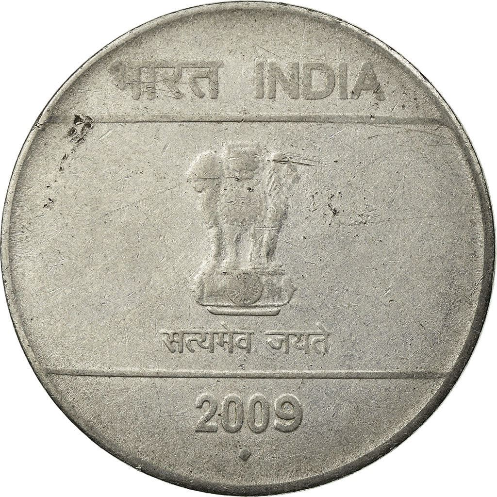 India | 2 Rupees Coin | Hasta Mudra | Km:327 | 2007 - 2011